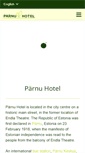 Mobile Screenshot of hotelparnu.com